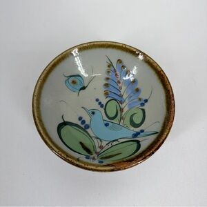 Ken Edward’s Hand Painted Stoneware 5.5” Dessert Bowl